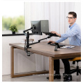 Großhandel Dual Arm Desktop Mount Exclearable Laptop und Monitor Armhaltere für Monitor